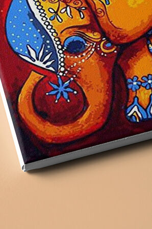 Sayılarla Boyama Seti Kasnaklı Minik Fil 60 X 75 Cm