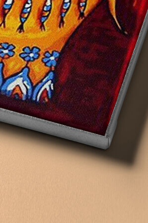 Sayılarla Boyama Seti Kasnaklı Minik Fil 60 X 75 Cm