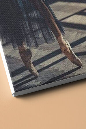 Sayılarla Boyama Seti Kasnaklı Siyahlar Içinde Balerin 40 X 50 Cm