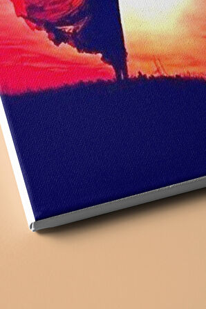 Sayılarla Boyama Seti Kasnaklı Batan Güneşe Karşı 40 X 50 Cm