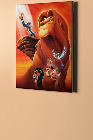 Sayılarla Boyama Seti Kasnaklı Aslan Kral 60 X 75 Cm