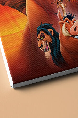 Sayılarla Boyama Seti Kasnaklı Aslan Kral 60 X 75 Cm