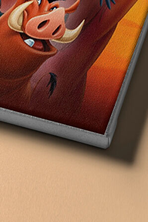 Sayılarla Boyama Seti Kasnaklı Aslan Kral 60 X 75 Cm