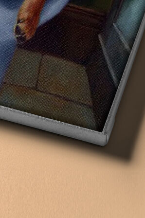 Sayılarla Boyama Seti Kasnaklı Entel Köpek 60 X 75 Cm