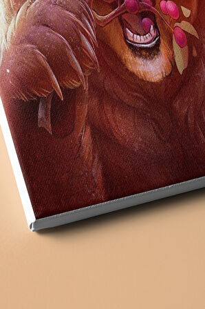 Sayılarla Boyama Seti Kasnaklı Sevimli Boz Ayı 50 X 65 Cm