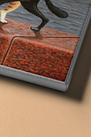 Sayılarla Boyama Seti Kasnaklı Aşık Kedilerin Dansı 50 X 65 Cm