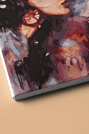 Sayılarla Boyama Seti Kasnaklı Aslan Ve Kadın 50 X 65 Cm