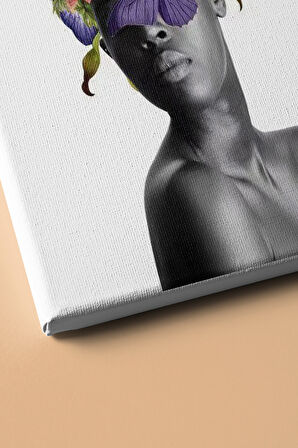 Sayılarla Boyama Seti Kasnaklı Çiçek Kadın 10 60 X 75 Cm