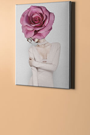 Sayılarla Boyama Seti Kasnaklı Çiçek Kadın 11 60 X 75 Cm