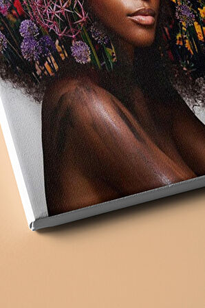 Sayılarla Boyama Seti Kasnaklı Çiçek Kadın 12 60 X 75 Cm