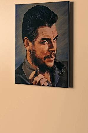 Sayılarla Boyama Seti Kasnaklı Che Ve Puro 60 X 75 Cm