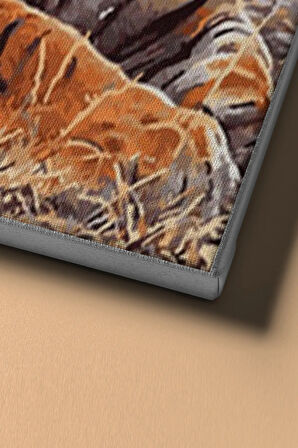 Sayılarla Boyama Seti Kasnaklı Kaplan Bakış 60 X 75 Cm