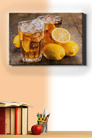 Sayılarla Boyama Seti Kasnaklı Buzlu Limonata 40 X 50 Cm