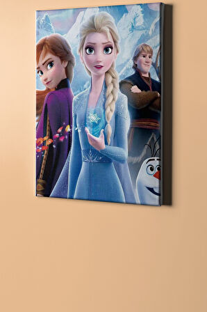 Sayılarla Boyama Seti Kasnaklı Elsa 60 X 75 Cm