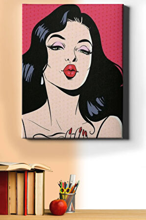 Sayılarla Boyama Seti Kasnaklı Öpücük 60 X 75 Cm