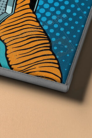 Sayılarla Boyama Seti Kasnaklı Astronot Kadın 60 X 75 Cm