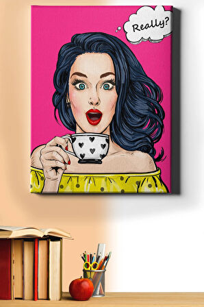 Sayılarla Boyama Seti Kasnaklı Really? 60 X 75 Cm