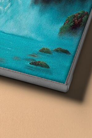 Sayılarla Boyama Seti Kasnaklı Fantastik Şelale 60 X 75 Cm