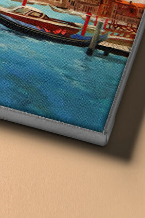 Sayılarla Boyama Seti Kasnaklı Venedik'te Sabah 50 X 65 Cm