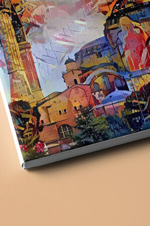 Sayılarla Boyama Seti Kasnaklı Ayasofya Ve Renkler 50 X 65 Cm