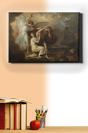 Sayılarla Boyama Seti Kasnaklı Adem Ve Havva 40 X 50 Cm