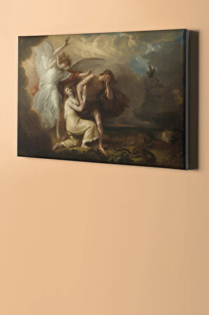 Sayılarla Boyama Seti Kasnaklı Adem Ve Havva 40 X 50 Cm