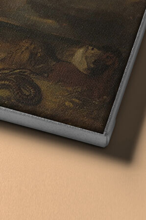 Sayılarla Boyama Seti Kasnaklı Adem Ve Havva 40 X 50 Cm