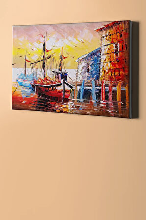 Sayılarla Boyama Seti Kasnaklı Iskelede Bekleyiş 50 X 65 Cm