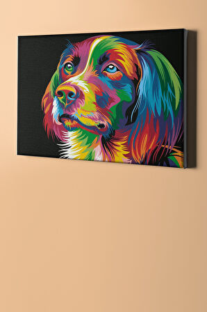 Sayılarla Boyama Seti Kasnaklı Renkli Dost 40 X 50 Cm