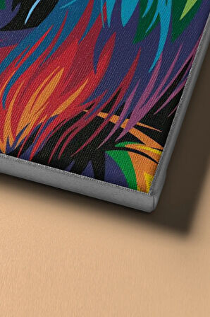 Sayılarla Boyama Seti Kasnaklı Renkli Dost 60 X 75 Cm