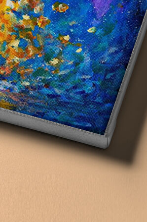 Sayılarla Boyama Seti Kasnaklı Romantik Gece 60 X 75 Cm