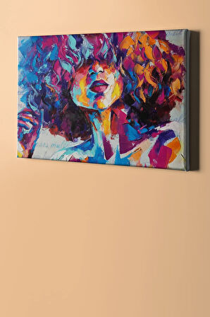 Sayılarla Boyama Seti Kasnaklı Kıvırcık Saçlı Kız 40 X 50 Cm