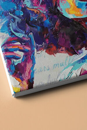 Sayılarla Boyama Seti Kasnaklı Kıvırcık Saçlı Kız 40 X 50 Cm