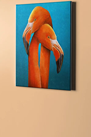 Sayılarla Boyama Seti Kasnaklı Filamingo Aşkı 40 X 50 Cm