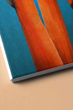 Sayılarla Boyama Seti Kasnaklı Filamingo Aşkı 40 X 50 Cm