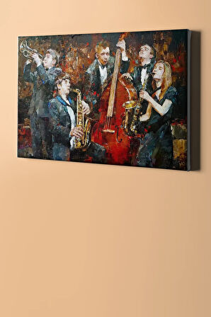 Sayılarla Boyama Seti Kasnaklı Oda Müziği 40 X 50 Cm