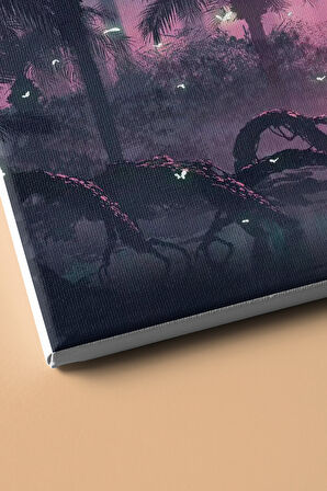 Sayılarla Boyama Seti Kasnaklı Ormanda Balık Tutan Adam 60 X 75 Cm