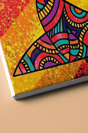 Sayılarla Boyama Seti Kasnaklı Afrika Ve Güneş 40 X 50 Cm