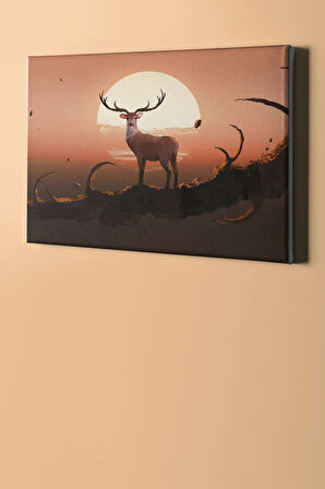 Sayılarla Boyama Seti Kasnaklı Ceylan 40 X 50 Cm
