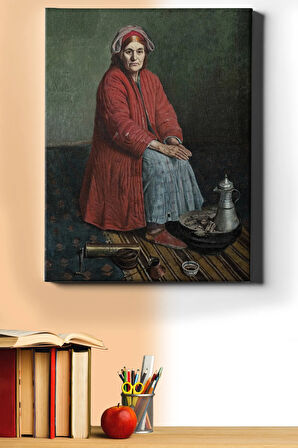Sayılarla Boyama Seti Kasnaklı Yaşlı Halayık 40 X 50 Cm