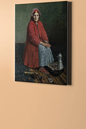 Sayılarla Boyama Seti Kasnaklı Yaşlı Halayık 60 X 75 Cm