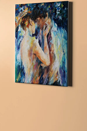 Sayılarla Boyama Seti Kasnaklı Aşıklar 60 X 75 Cm