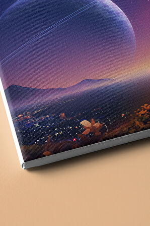 Sayılarla Boyama Seti Kasnaklı Fantazi Gökyüzü 50 X 65 Cm