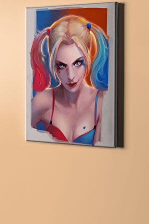 Sayılarla Boyama Seti Kasnaklı Harley Queen 60 X 75 Cm