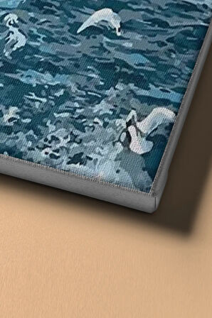 Sayılarla Boyama Seti Kasnaklı Ortaköy'de Yelkenli 60 X 75 Cm