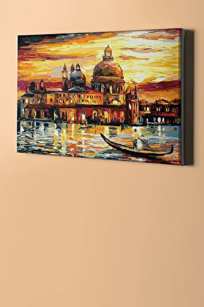 Sayılarla Boyama Seti Kasnaklı Venedik'te Gezinti 40 X 50 Cm