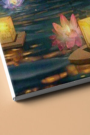 Sayılarla Boyama Seti Kasnaklı Denizde Işıklar 50 X 65 Cm