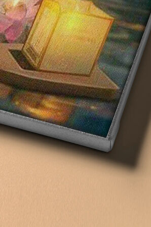 Sayılarla Boyama Seti Kasnaklı Denizde Işıklar 50 X 65 Cm