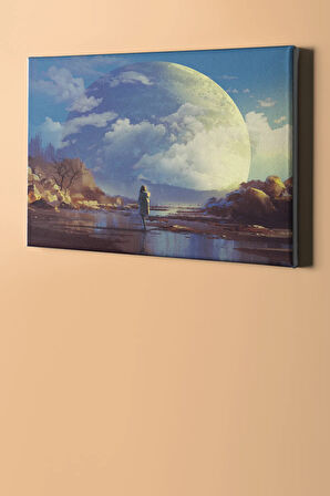 Sayılarla Boyama Seti Kasnaklı Fantazi Gökyüzü 2 50 X 65 Cm