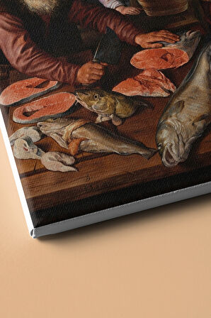 Sayılarla Boyama Seti Kasnaklı Balık Pazarı 50 X 65 Cm